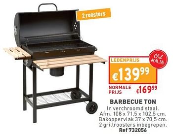 Promoties Barbecue ton - Huismerk - Trafic  - Geldig van 03/05/2023 tot 08/05/2023 bij Trafic