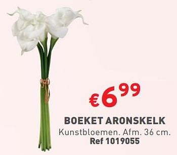 Promoties Boeket aronskelk - Huismerk - Trafic  - Geldig van 03/05/2023 tot 08/05/2023 bij Trafic