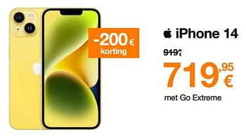 Promoties Apple iphone 13 - Apple - Geldig van 02/05/2023 tot 29/05/2023 bij Orange