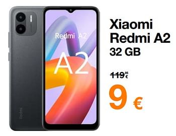 Promoties Xiaomi redmi a2 32 gb - Xiaomi - Geldig van 02/05/2023 tot 29/05/2023 bij Orange