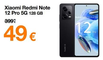 Promoties Xiaomi redmi note 12 pro 5g 128 gb - Xiaomi - Geldig van 02/05/2023 tot 29/05/2023 bij Orange