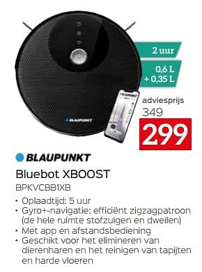 Promoties Blaupunkt bluebot xboost bpkvcbb1xb - Blaupunkt - Geldig van 28/04/2023 tot 31/05/2023 bij Selexion