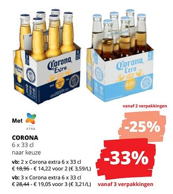 Promoties Corona extra - Corona - Geldig van 04/05/2023 tot 17/05/2023 bij Spar (Colruytgroup)