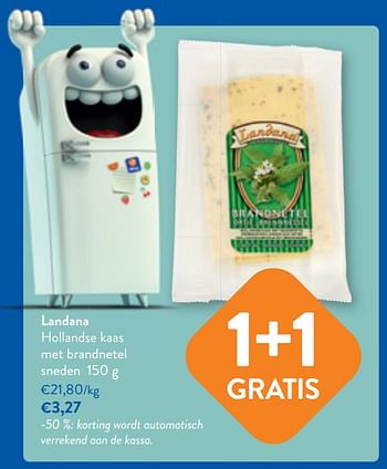 Promoties Landana hollandse kaas met brandnetel - Landana - Geldig van 03/05/2023 tot 16/05/2023 bij OKay