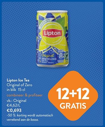 Promoties Lipton ice tea original - Lipton - Geldig van 03/05/2023 tot 16/05/2023 bij OKay
