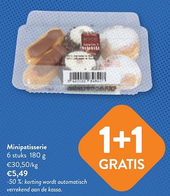 Promoties Minipatisserie - Huismerk - Okay Buurtwinkels - Geldig van 03/05/2023 tot 16/05/2023 bij OKay