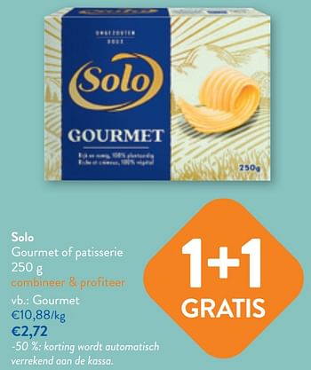 Promoties Solo gourmet - Solo - Geldig van 03/05/2023 tot 16/05/2023 bij OKay