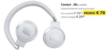 Promotions Casque jbl live460nc - JBL - Valide de 28/04/2023 à 17/05/2023 chez Molecule