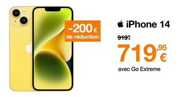 Promotions Apple iphone 13 - Apple - Valide de 02/05/2023 à 29/05/2023 chez Orange