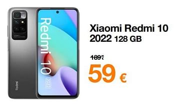 Promotions Xiaomi redmi 10 2022 128 gb - Xiaomi - Valide de 02/05/2023 à 29/05/2023 chez Orange
