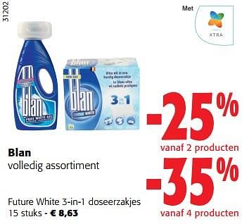 Promoties Blan future white 3-in-1 doseerzakjes - Blan - Geldig van 03/05/2023 tot 16/05/2023 bij Colruyt