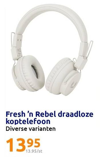 Promoties Fresh `n rebel draadloze koptelefoon - Fresh 'n Rebel - Geldig van 03/05/2023 tot 09/05/2023 bij Action