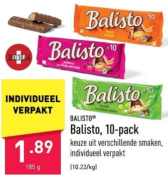 Promoties Balisto - Balisto - Geldig van 12/05/2023 tot 19/05/2023 bij Aldi