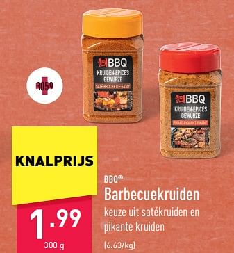 Promoties Barbecuekruiden - BBQ - Geldig van 10/05/2023 tot 19/05/2023 bij Aldi