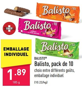 Promotions Balisto - Balisto - Valide de 12/05/2023 à 19/05/2023 chez Aldi
