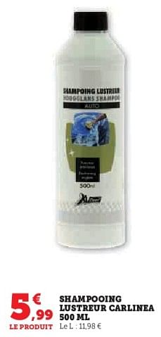 Promoties Shampooing lustreur carlinea - XL Clean - Geldig van 03/05/2023 tot 14/05/2023 bij Super U