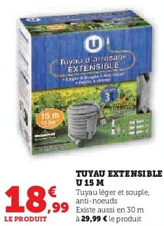 Promoties Tuyau extensible u - Huismerk - Super U - Geldig van 03/05/2023 tot 14/05/2023 bij Super U