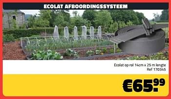 Promoties Ecolat afboordingssysteem op rol - Huismerk - Bouwcenter Frans Vlaeminck - Geldig van 03/05/2023 tot 31/05/2023 bij Bouwcenter Frans Vlaeminck