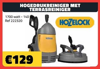 Promoties Hozelock hogedrukreiniger met terrasreiniger - Hozelock - Geldig van 03/05/2023 tot 31/05/2023 bij Bouwcenter Frans Vlaeminck