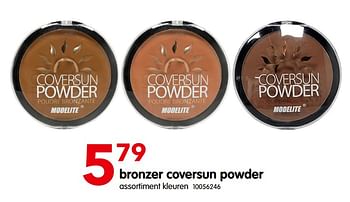 Promoties Bronzer coversun powder - Huismerk - Yess - Geldig van 08/05/2023 tot 22/05/2023 bij yess!