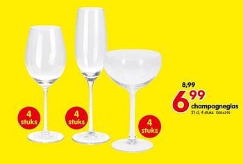 Promoties Champagneglas - Huismerk - Yess - Geldig van 08/05/2023 tot 22/05/2023 bij yess!