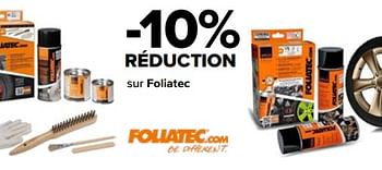 Promoties -10% réduction sur foliatec - Foliatec - Geldig van 06/05/2023 tot 11/06/2023 bij Euro Shop