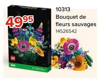 Promotions 10313 bouquet de fleurs sauvages - Lego - Valide de 06/05/2023 à 11/06/2023 chez Euro Shop