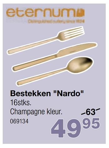 Promoties Bestekken nardo - Eternum - Geldig van 01/05/2023 tot 21/05/2023 bij Home & Co