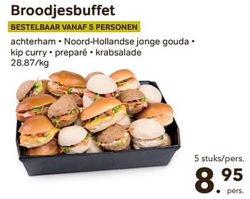 Promoties Broodjesbuffet - Huismerk - Bon'Ap - Geldig van 26/04/2023 tot 23/05/2023 bij Bon'Ap
