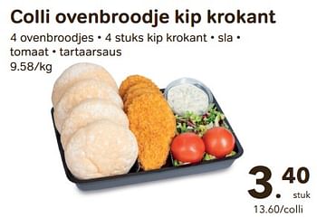 Promoties Colli ovenbroodje kip krokant - Huismerk - Bon'Ap - Geldig van 26/04/2023 tot 23/05/2023 bij Bon'Ap