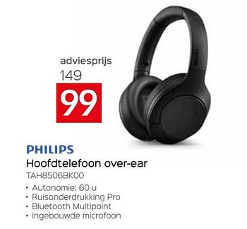 Promotions Philips hoofdtelefoon over-ear tah8506bk00 - Philips - Valide de 05/05/2023 à 03/06/2023 chez Selexion