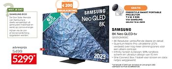 Promoties Samsung 8k neo qled-tv qe65qn900c - Samsung - Geldig van 05/05/2023 tot 03/06/2023 bij Selexion