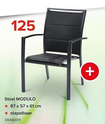 Promotions Stoel modulo - Produit Maison - Euroshop - Valide de 08/05/2023 à 11/06/2023 chez Euro Shop
