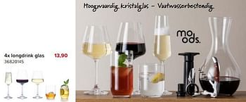 Promoties 4x longdrink glas - Moods - Geldig van 08/05/2023 tot 11/06/2023 bij Euro Shop