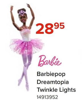 Promotions Barbiepop dreamtopia twinkle lights - Mattel - Valide de 08/05/2023 à 11/06/2023 chez Euro Shop