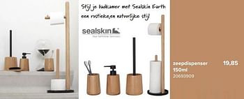 Promoties Zeepdispenser - Sealskin - Geldig van 08/05/2023 tot 11/06/2023 bij Euro Shop