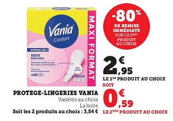 Promotions Protege-lingeries vania - Vania - Valide de 03/05/2023 à 14/05/2023 chez Super U