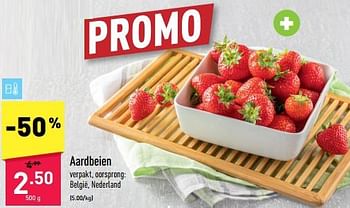 Promoties Aardbeien - Huismerk - Aldi - Geldig van 15/05/2023 tot 20/05/2023 bij Aldi