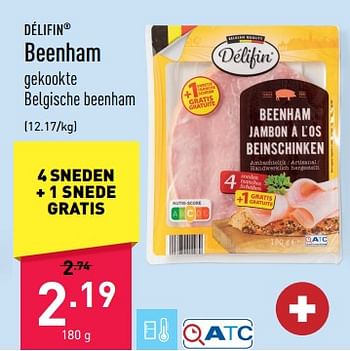 Promoties Beenham - Delifin - Geldig van 19/05/2023 tot 26/05/2023 bij Aldi
