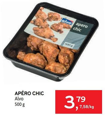 Promoties Apéro chic alvo - Huismerk - Alvo - Geldig van 17/05/2023 tot 30/05/2023 bij Alvo