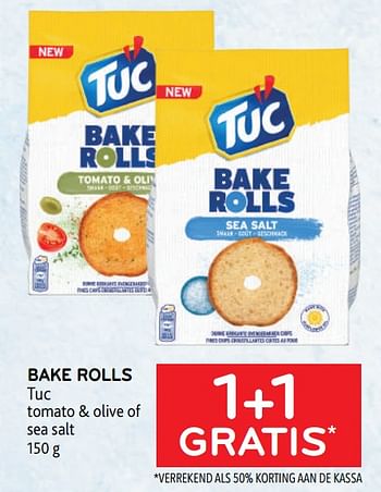 Promoties Bake rolls tuc 1+1 gratis - Lu - Geldig van 17/05/2023 tot 30/05/2023 bij Alvo