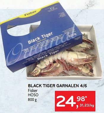 Promoties Black tiger garnalen fisker hoso - Fisker - Geldig van 17/05/2023 tot 30/05/2023 bij Alvo