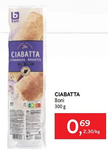 Promoties Ciabatta boni - Boni - Geldig van 17/05/2023 tot 30/05/2023 bij Alvo