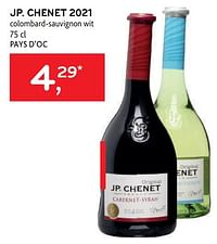 Jp. chenet 2021 colombard-sauvignon wit-Witte wijnen