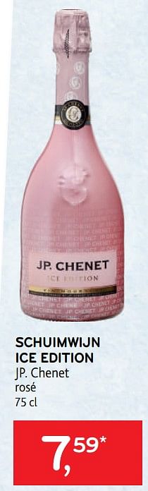 Promotions Schuimwijn ice edition jp. chenet rosé - Mousseux - Valide de 17/05/2023 à 30/05/2023 chez Alvo