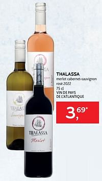 Thalassa merlot cabernet-sauvignon rosé 2022-Rosé wijnen