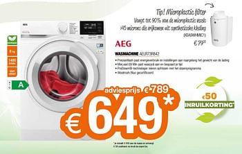 Promoties Aeg wasmachine aelr73r842 - AEG - Geldig van 05/05/2023 tot 03/06/2023 bij Expert