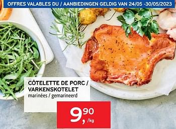 Promotions Côtelette de porc - Produit maison - Alvo - Valide de 24/05/2023 à 30/05/2023 chez Alvo