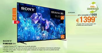 Promotions Sony tv uhd oled scxr55a84k - Sony - Valide de 05/05/2023 à 03/06/2023 chez Expert