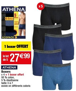 Promotions Boxers - Athena - Valide de 09/05/2023 à 21/05/2023 chez Migros